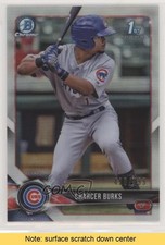 2018 Bowman Chrome Prospects Refractor 428/499 Charcer Burks #BCP170 READ 0pj