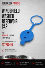 Porsche 924 944 (1977-1987) Windshield Washer Reservoir Cap GENUINE 477955455