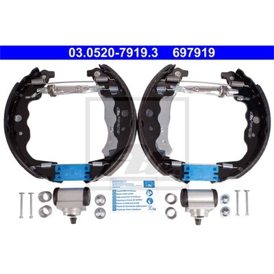 ATE Bremsbacken hinten für Dacia Duster Logan Sandero Renault Captur Clio