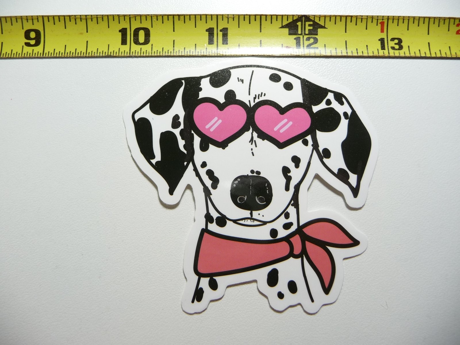 DALMATIAN DOG BREED SUNGLASSES PORTRAIT DECAL STICKER FOR LAPTOP