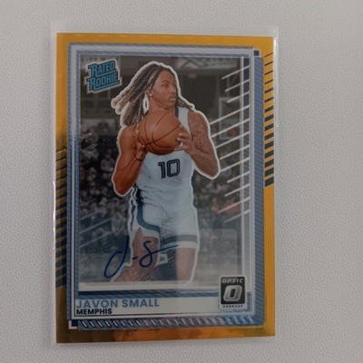 2025-26 Panini Donruss Javon Small Optic Rated Rookie FOTL Gold Auto /6
