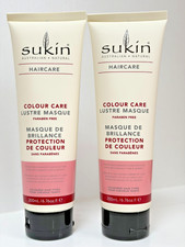 2 x SUKIN Haircare Colour Care Lustre HAIR Masque 200ml (400ml total)  BRAND NEW
