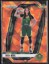 2024 Panini Prizm WNBA #146 Nika Muhl Ice Orange Prizms Seattle Storm (A5)