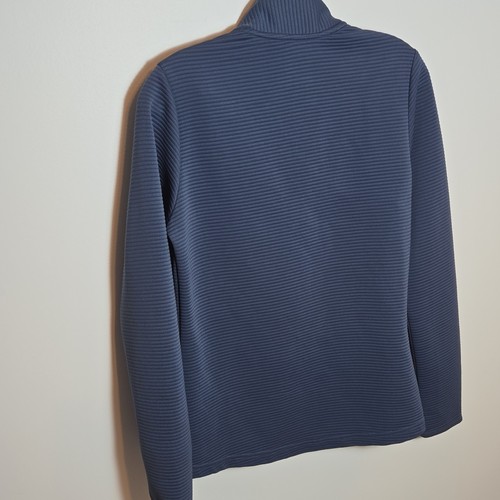 Womens adidas Golf Full Zip Striped Jacket Blue Polyester Blend Stand Collar S - Picture 8 of 9