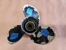 ALUMINUM 10 3/8" X 14P MERCURY BLACK MAX PROP, 48-816706, 13 SPLINE HUB, P11039