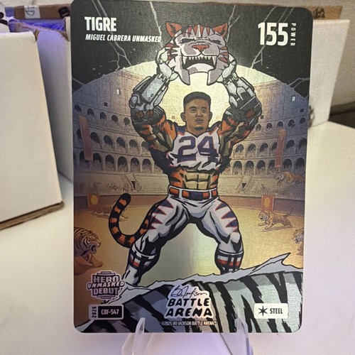 Bo Jackson Battle Arena Tigre Miguel Cabrera Steel Colosseum Battlefoil