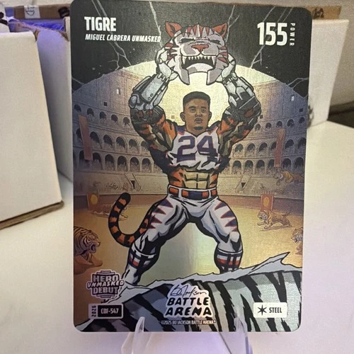 Bo Jackson Battle Arena Tigre Miguel Cabrera Steel Colosseum Battlefoil