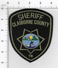 CLAIBORNE COUNTY SHERIFF (UPDATE )  TENNESSEE ^^ COLLECTIBLE POLICE PATCH