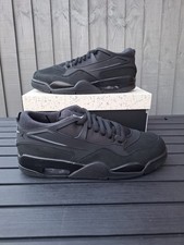 Nike Air Jordan 4 RM Black White 'Black Cat' Trainers Men's Size 10 (UK) BNIB