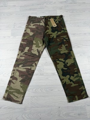Levi's hi-ball cargos Below waist tapered leg Hose Camouflage tarn W34