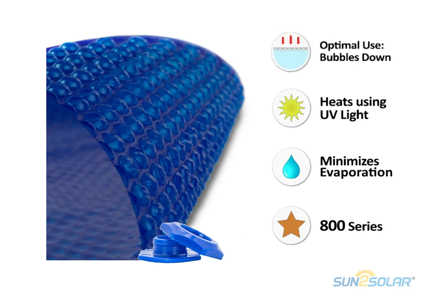 Sun2Solar 800 Series Solar Pool Cover
