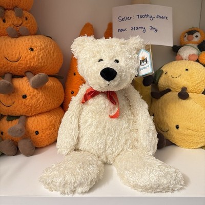 Jellycat Medium Bunglie Polar Bear BNWT - Vintage Retired & Very