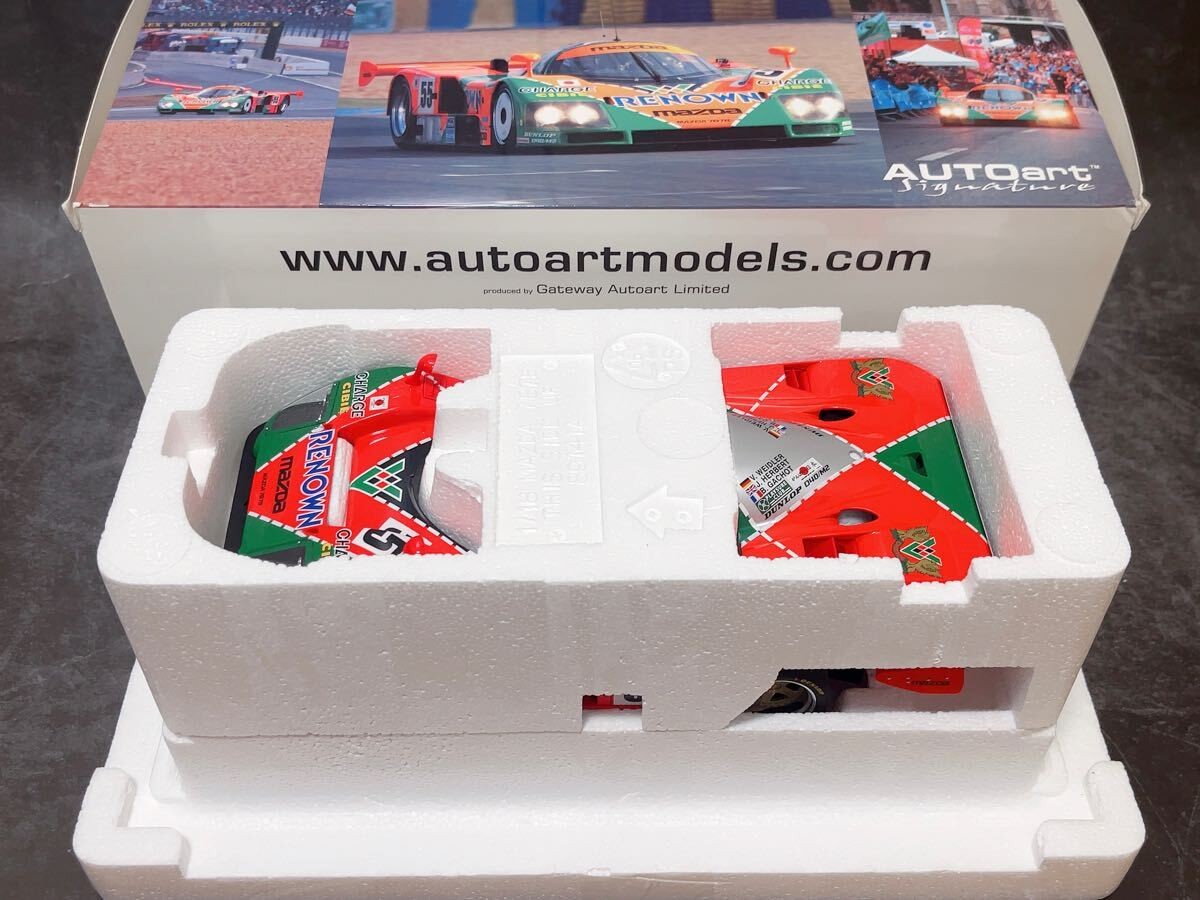 Top Mint AUTOart Mazda 787B 1991 Le Mans #55 1/18 20th Anniv