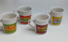 Golden Wonder Pot Noodle Set Of Mugs X 4 Vintage 1990s Collectable 