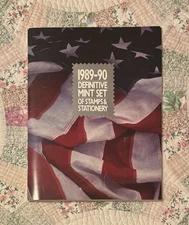“The 1989-90 Definitive Mint Set Of Stamps & Stationary” By: USPS Hardcover Book