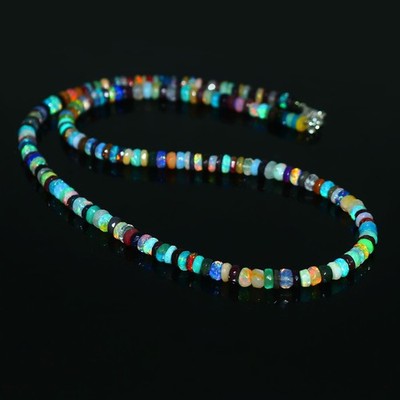 Natural oapl Rondelle opal rough opal common opal gift for him 7061