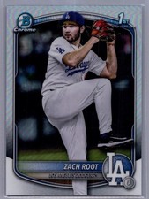 2025 Bowman Draft Chrome Zach Root 1st Bowman Refractor Dodgers