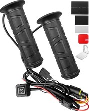 7/8" 12V ATV Heated Grips, Handlebar Heater with Thumb Warmer
