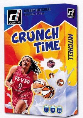 2025 Panini Donruss WNBA -CRUNCH TIME  #6 Kelsey Mitchell, Indiana
