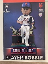 New York Mets MLB FOCO Bobble Head EDWIN DIAZ Plays Music. Never Out Of Box