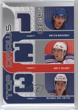 2009-10 O-Pee-Chee Top Draws Artem Anisimov Matt Gilroy Michael Del Zotto 2l2