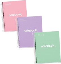 Miquelrius 3er-Pack Notizb&uuml;cher A5 (80 Blatt) mit 5 mm Spitzen, Punkte, 90 g,