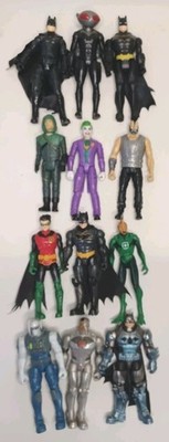 Mattel & Spin Master DC Comics Batman & Bane & Cyborg & More Figures  Lot of 12!