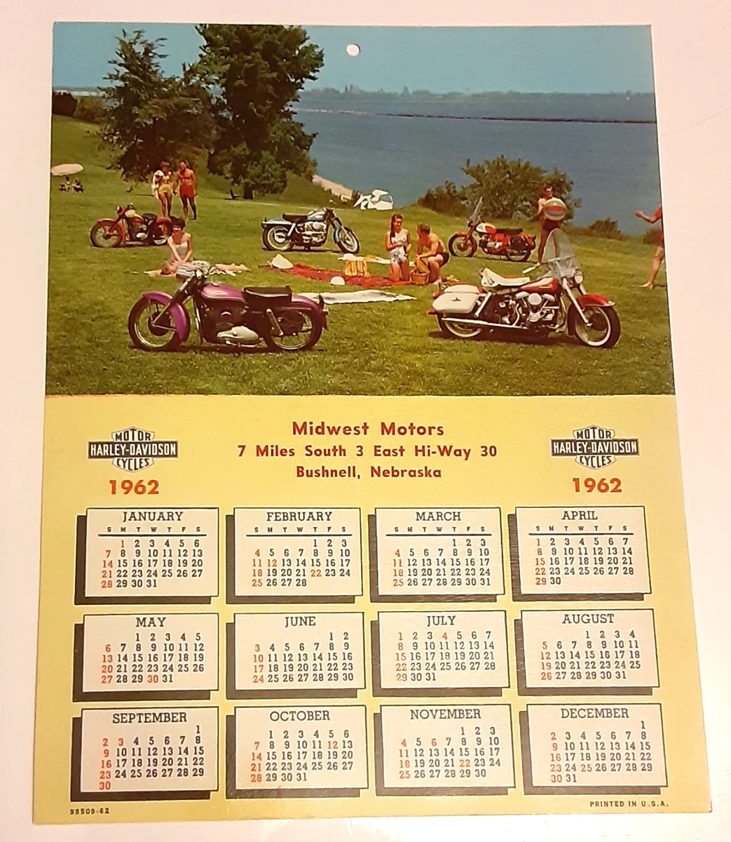 Harley Davidson Calendar In other Harley-Davidson Collectibles for