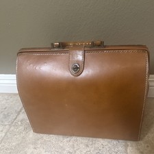 1950's Vintage American Optical Co Eyeglass Lens Factory Leather Travel Case