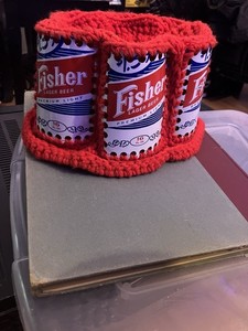 Vintage Fischer Beer Hat Homemade