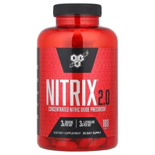 BSN Nitrix 2 0 Concentrated Nitric Oxide Precursor 180 Tablets GMP Quality