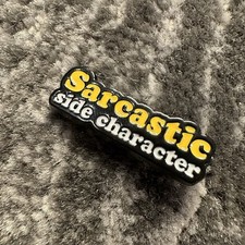 Enamel Pin Sarcastic Side Character Funny Brooch Lapel Backpack Hat Pin Gift New
