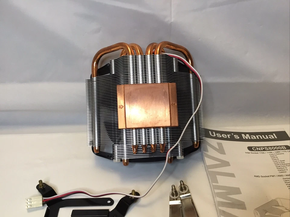 ZALMAN CNPS8000B 92mm FSB CPU Cooler Quiet Fan - Image 3 of 4