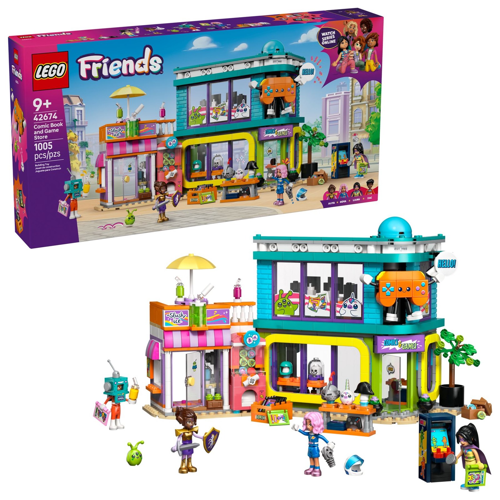 LEGO® Friends 42674 Comic- und Spieleladen - Bild 2