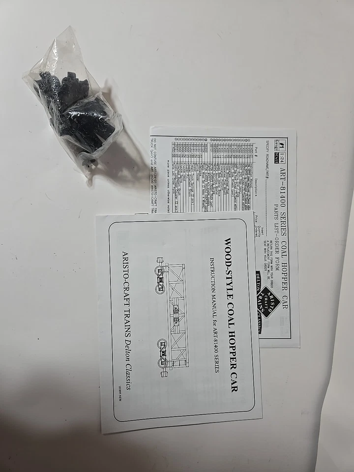 Aristo-Craft 81401 G Scale Denver & Rio Grande Western Coal Hopper Car NIB - Image 4 of 4