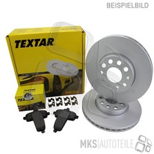 TEXTAR Bremsscheiben 308mm + Bremsbeläge vorne für OPEL Corsa D E X15 1,6 Turbo