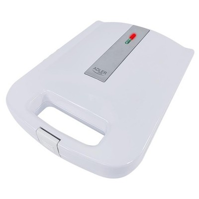 Adler Sandwich maker AD 3055 Weiß Antihaftbeschichtung Rutschfeste Gummifüße 4