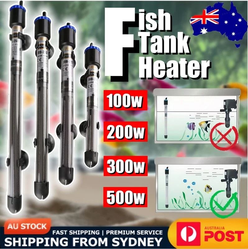 100W-500W SUNSUN Aquarium Submersible Heater Fish Tank Auto Water Thermostat AU