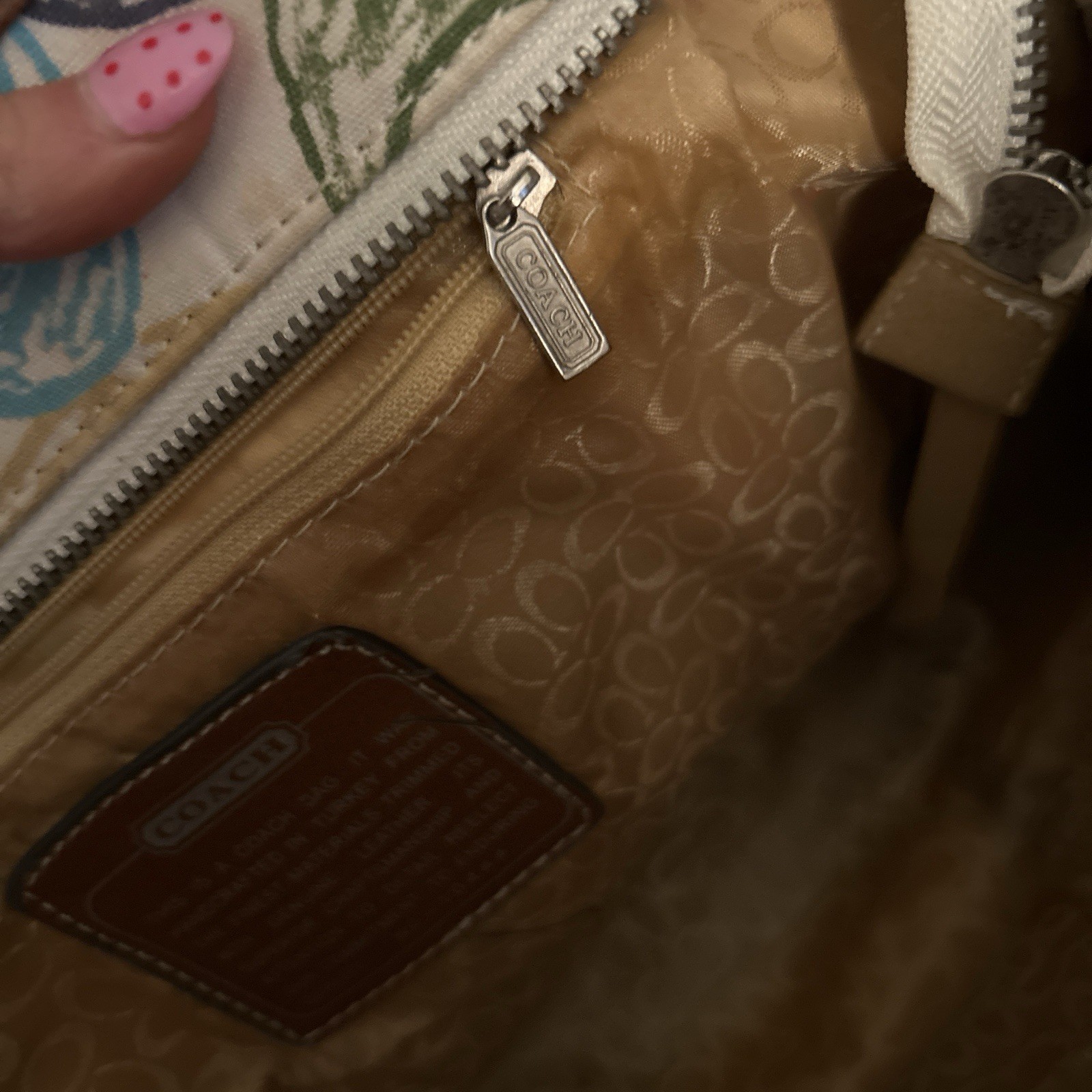 Coach Hampton Weekend Patchwork Y2K  Tote Bag - image 5