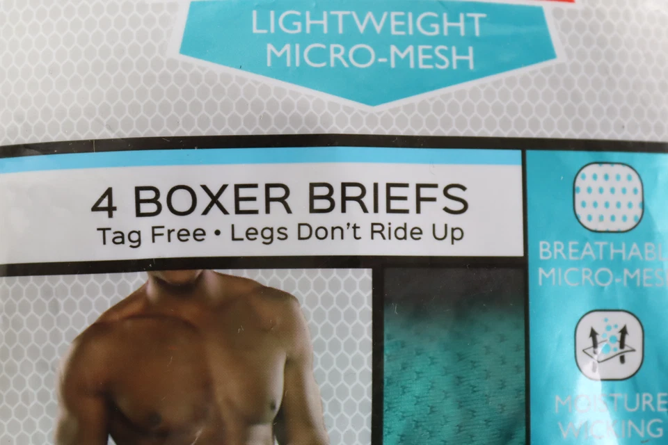 Men's Fruit of the Loom Signature 4-pack Stretch Micro-Mesh Boxer Brief - Small - Image 4 of 4