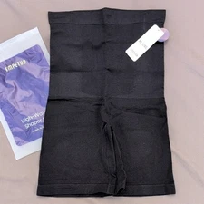 Black High-Waist Shaper Shorts