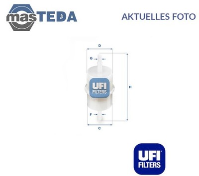3100100 FUEL FILTER UFI FOR ARO 10 1,3,1,4 40KW,46KW