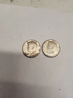 1964 P Kennedy Half Dollars  ~ 90% SILVER (2 COIN Lot)