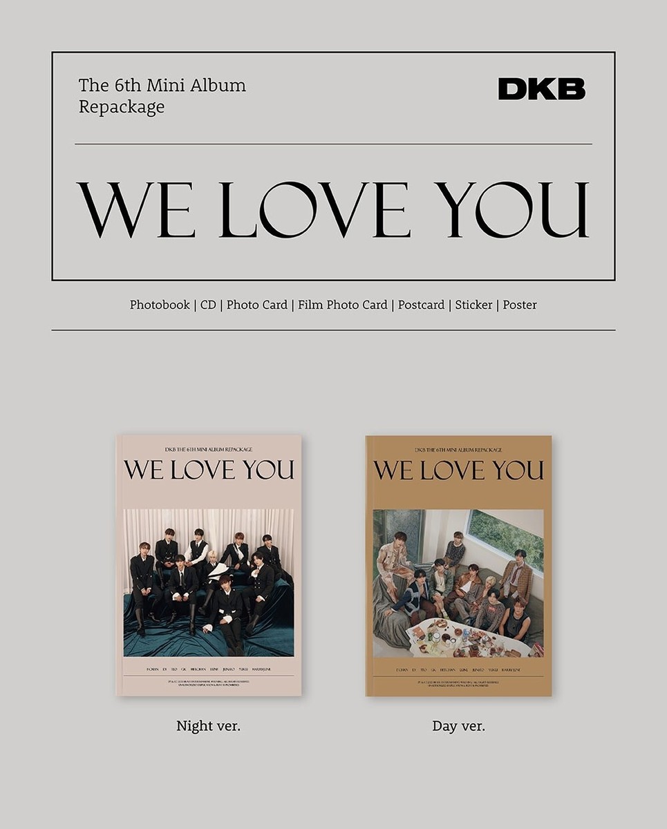 DKB 6th Mini Repackage Album [We Love You] Random CD+P.Book+