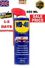 WD-40 Multi-purpose Lubricant Spray with Smart Straw - 450ml 16.29 per litre
