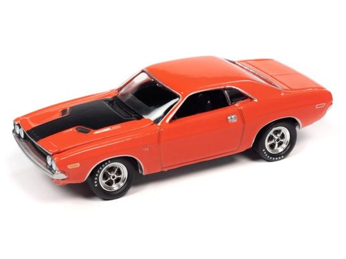 DODGE Challenger R/T - 1970 - HEMI orange - Johnny Lightning 1:64 - Imagen 2 de 6
