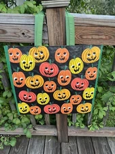 NEW 🎃TJMaxx Shopping Halloween Pumpkin Jack O' Lantern Reusable Tote Bag