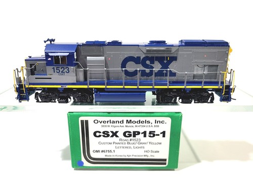 Transporte Overland OMI CSX EMD GP15-1 CSX #1523 HO modelo de latón #6755.1 | Zustand: Used