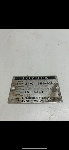 Toyota Corolla Wagon TE28 1977 77 te 28 pasajero delantero ventana de vidrio envío gratuito - Imagen 13 de 14