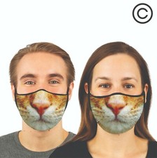 cool cat mask couples matching face masks - couple face mask 2 pcs